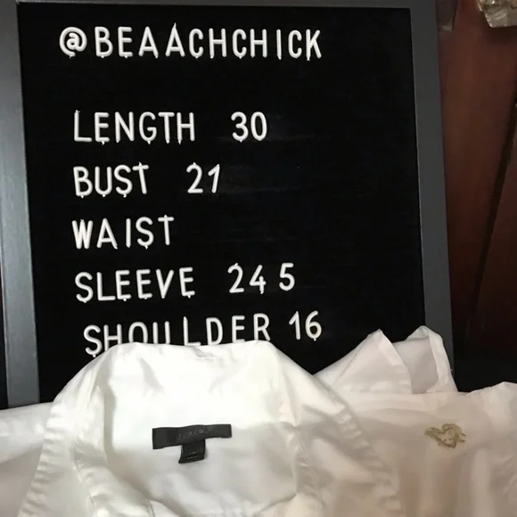 J Crew Bullion Heart Shirt B0636 - Picture 8 of 8